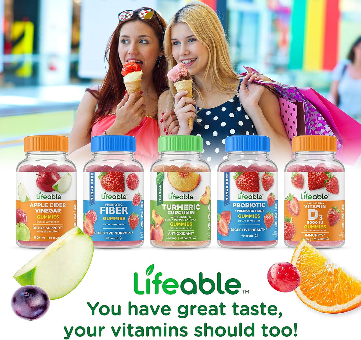 90 Gummies Probiotic Gummy Supplement I3987