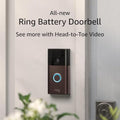 Satin Nickel Battery Doorbell W595452