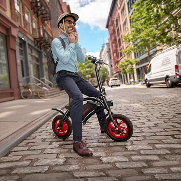 Folding Electric Bike with LCD Display, 40" x 20" x 37" K96286