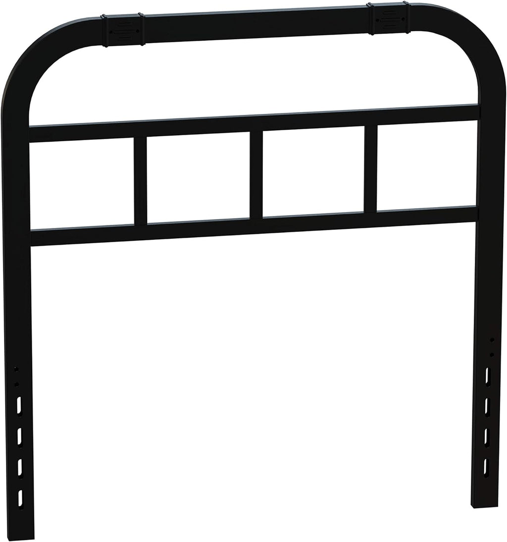 Black Metal Steel California King Bed Headboard Pack of 2 G24718
