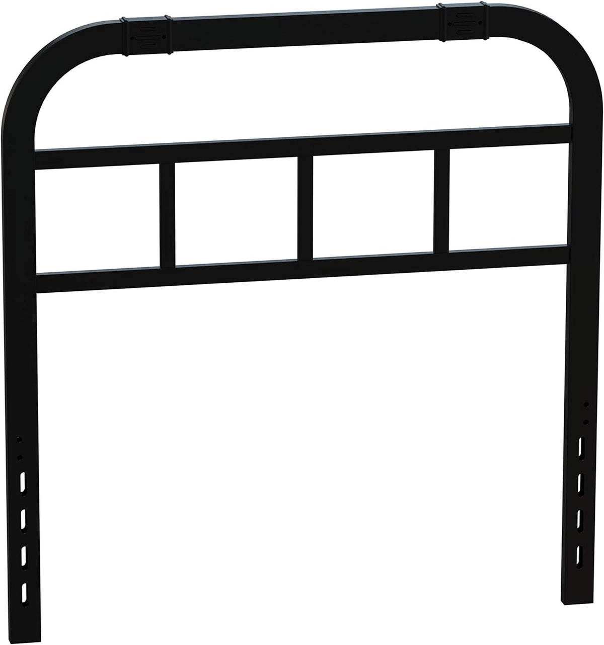 Black Metal Steel California King Bed Headboard Pack of 2 G24718