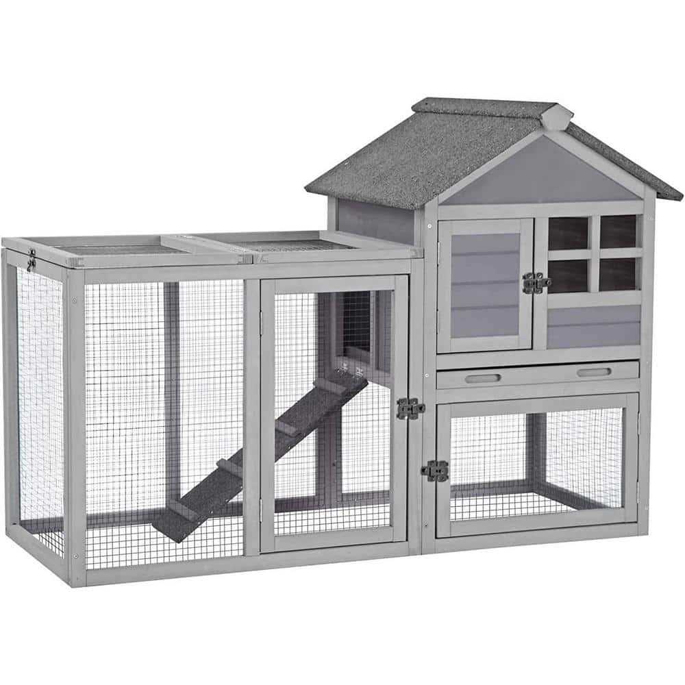 2 Story Bunny Cage with No Leak Tray E396833