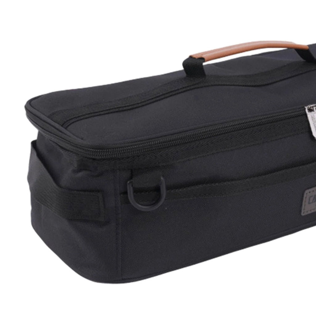 Tent Pole Bag with Handle Pockets Storage Bag for Hiking Travel black A822