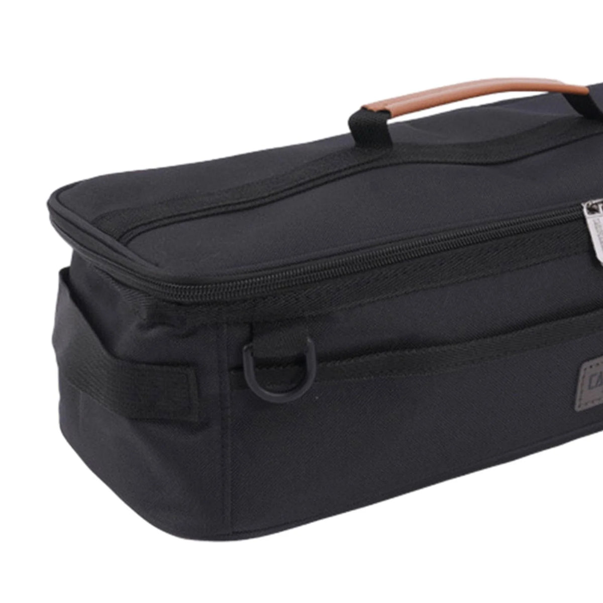 Tent Pole Bag with Handle Pockets Storage Bag for Hiking Travel black A822