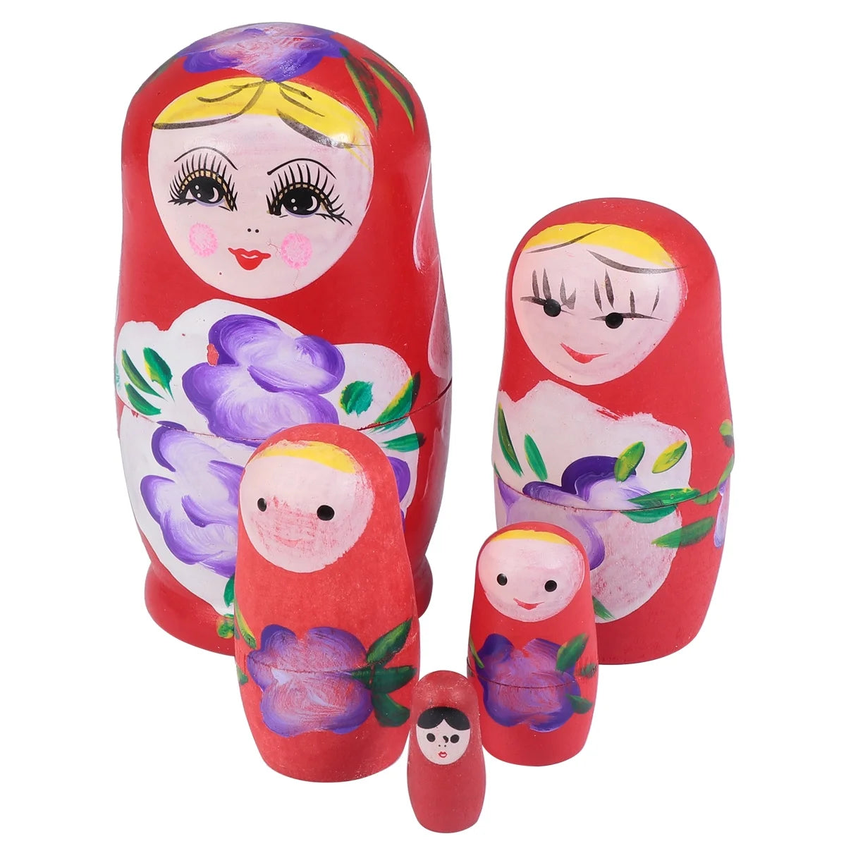 Wooden Matryoshka Doll Nesting Dolls Toy H67541