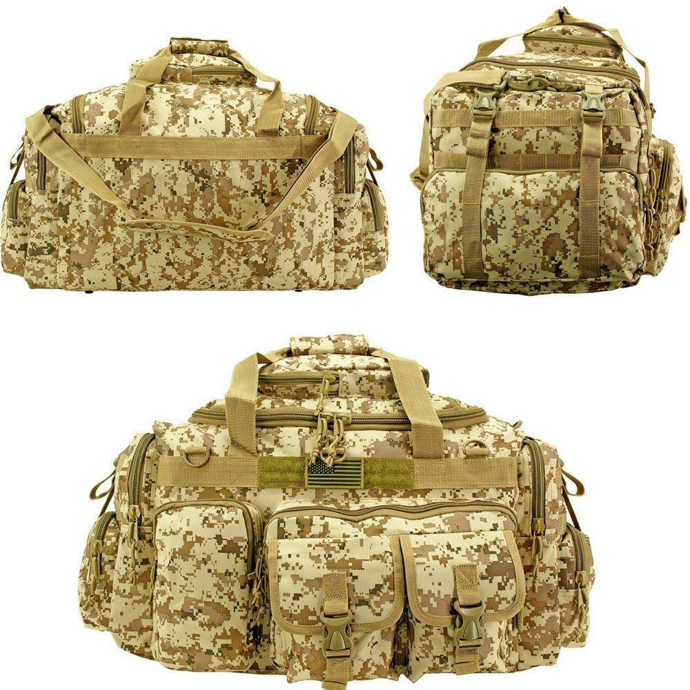 Black Tactical Multi-Pocket Duffel R6280