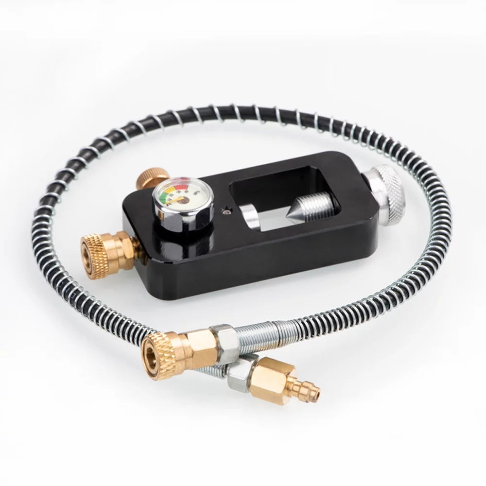 Oxygen Cylinder Adapter Set with Pressure Meter Hose T710944