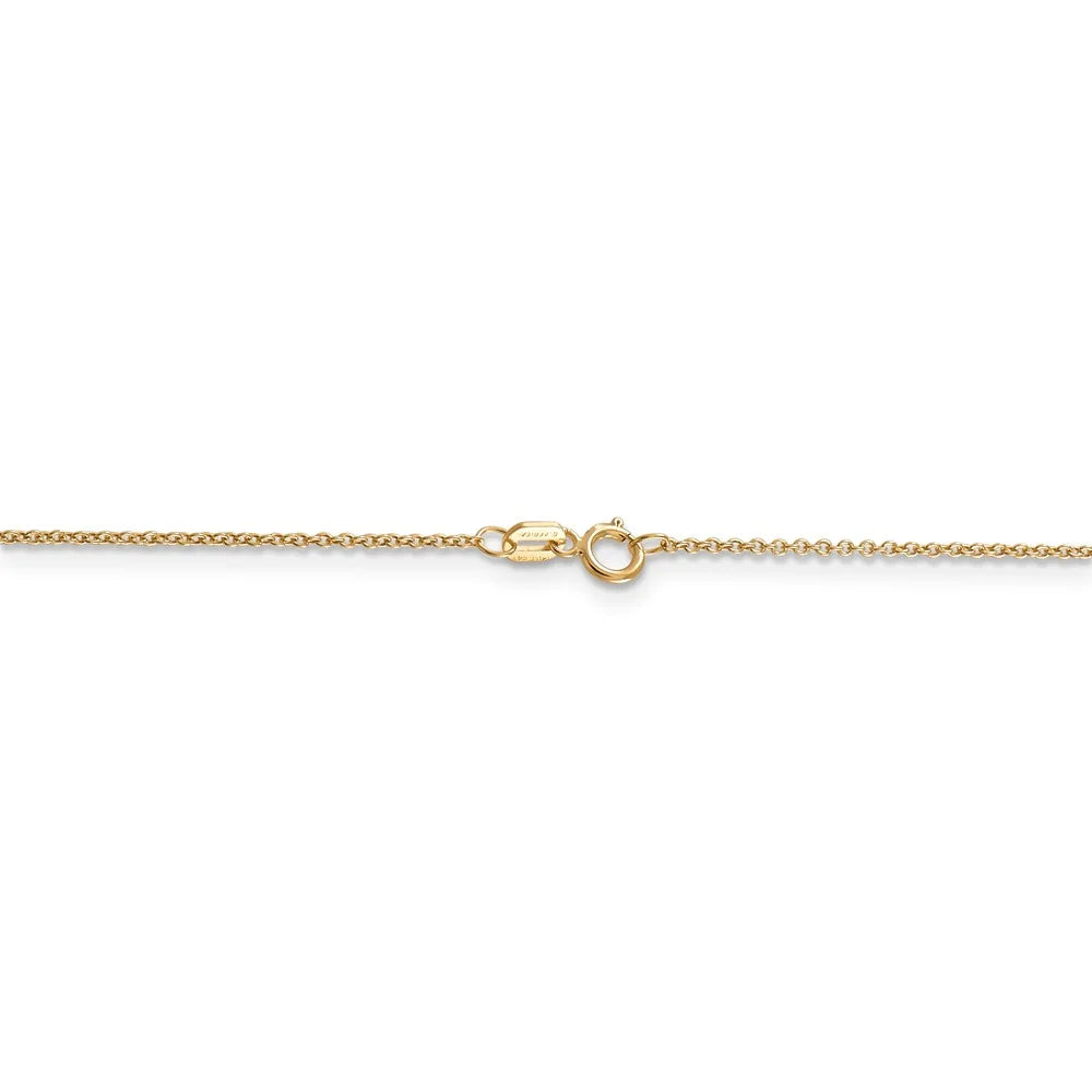 14k Yellow Gold Heart Locket Necklace G281