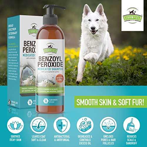 Benzoyl Peroxide Shampoo for Dogs & Cats U79775