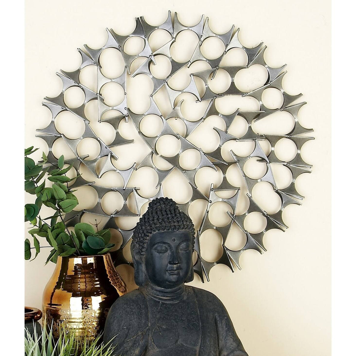 Metal Wall Decor (Set of 3) Silver V73017