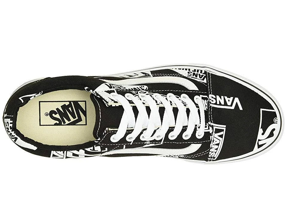Black True White Old Skool Shoes T3416