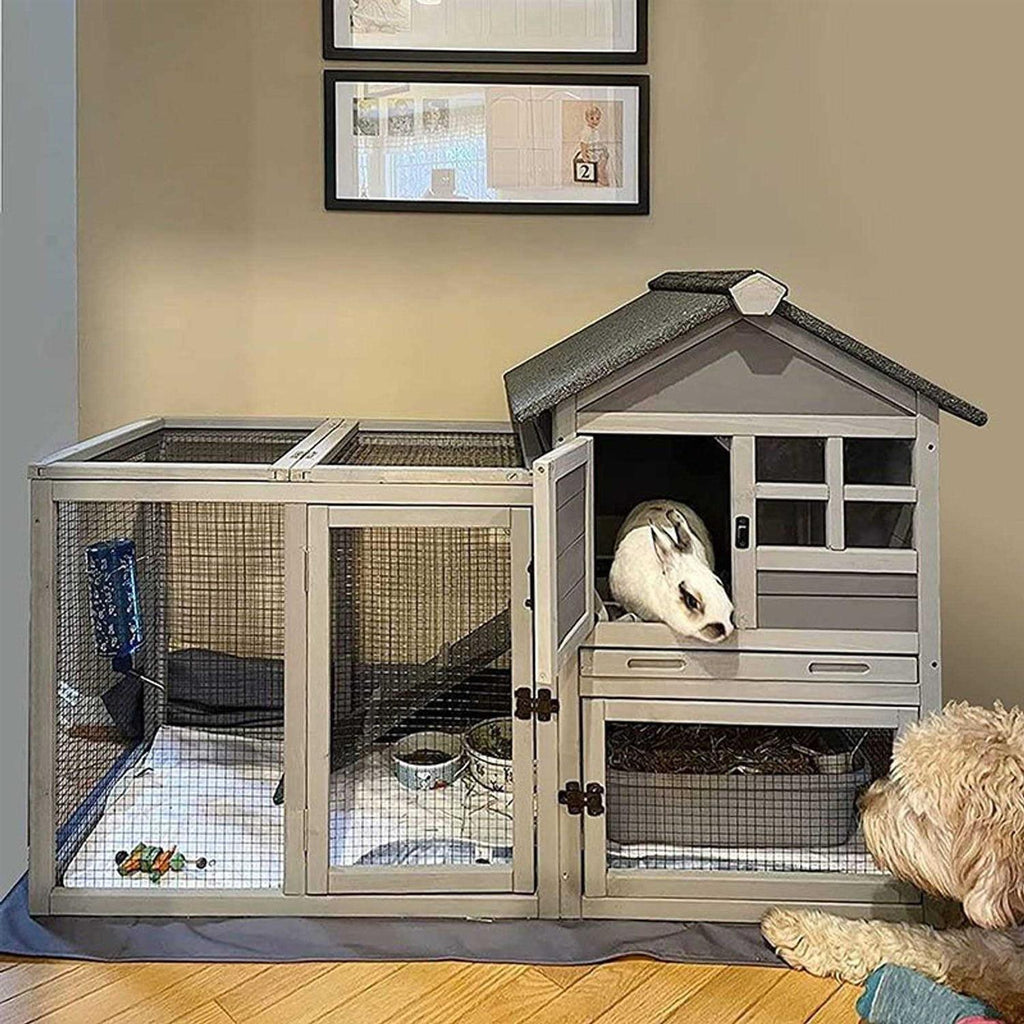 2 Story Bunny Cage with No Leak Tray E396833