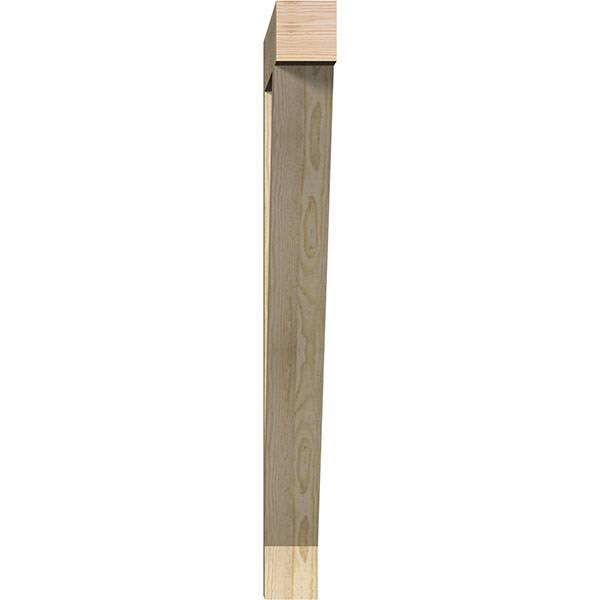 Traditional Block Rough Sawn Bracket, Douglas Fir U767