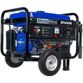 Blue Black Gas Powered Portable Generator 4400 Watt Electric Start K235698