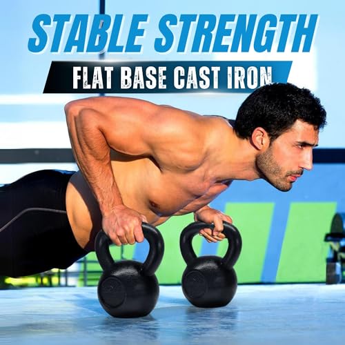 5-80 lbs Cast Iron Kettlebell P54981