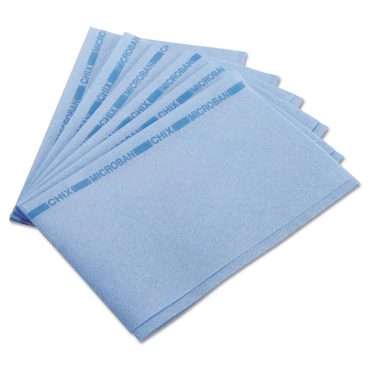 Blue 13 x 21 Food Service Towels, 150/Carton Q6378