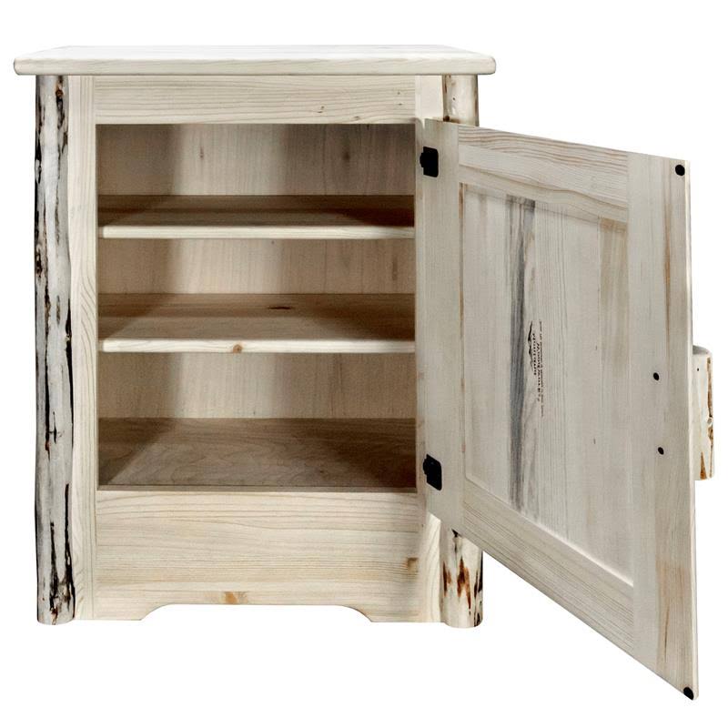 Accent Cabinet with Laser Engraved Design, Right Hinged C8860