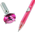 24 Pc Gel Pens with Rhinestone Topper T4379