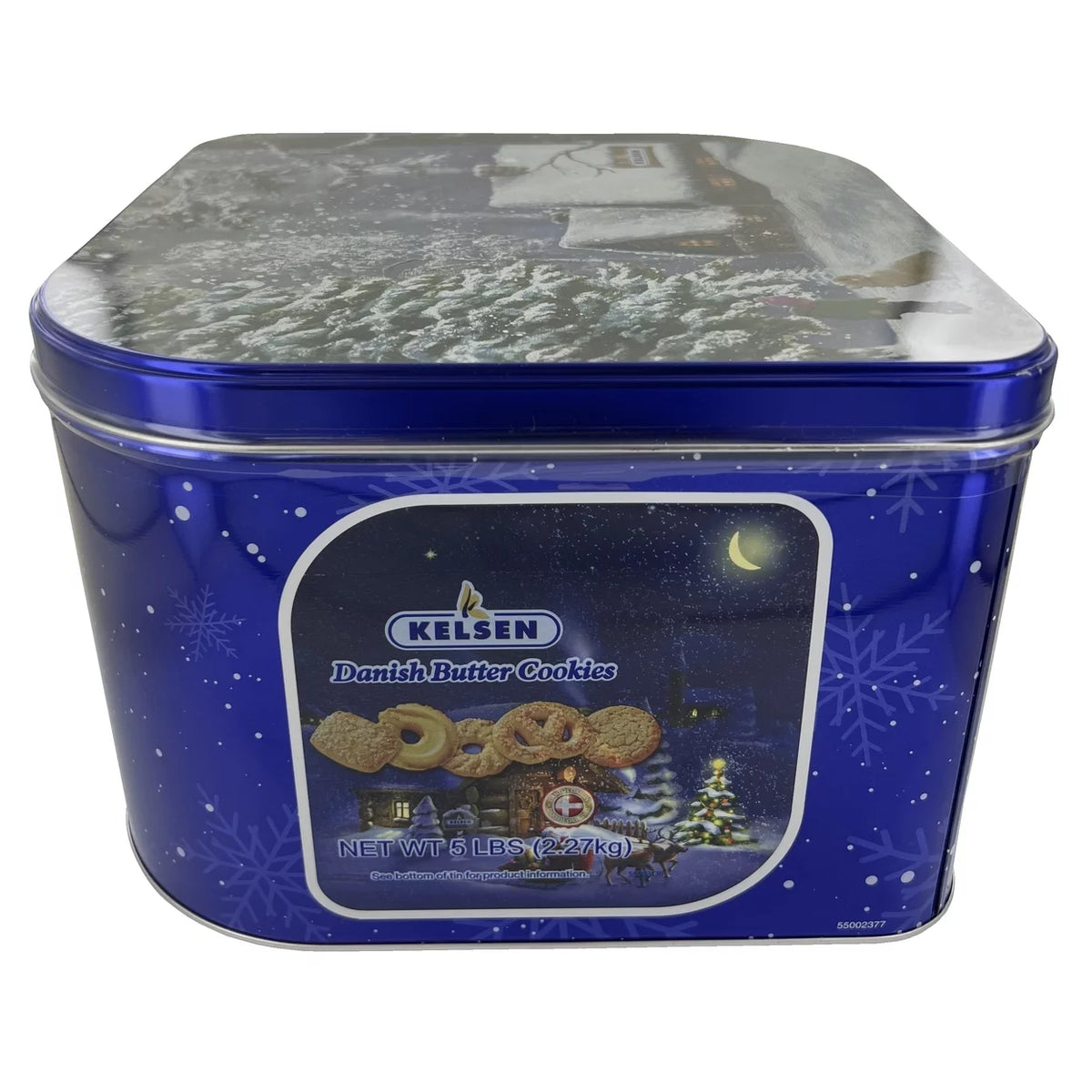 80 Ounce Danish Butter Cookies in Decorative Holiday Tin G1250