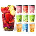 Wellness Bundle 9 Pack with Green Apple & Moringa, Pineapple & Greens X2, Strawberry & Banana, Strawberry & Goji Berry X2, Blueberry & Spirulina, Sweet Peach & Yuzu X2 W71912