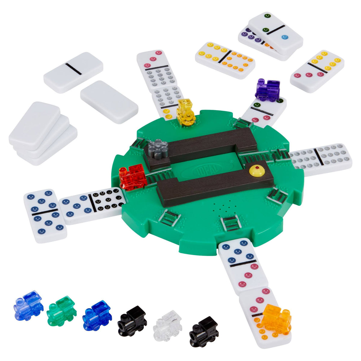 Multicolor Mexican Train Game Dominoes N862953