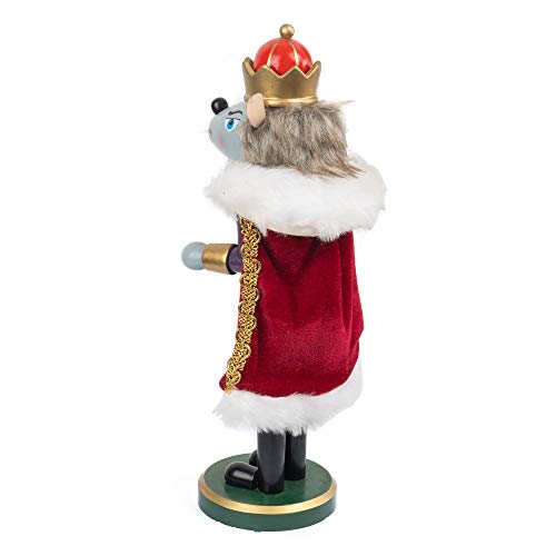 3 Set Christmas Nutcrackers Figures, 7 Inch Handmade Wooden Nutcracker Decorations I11569