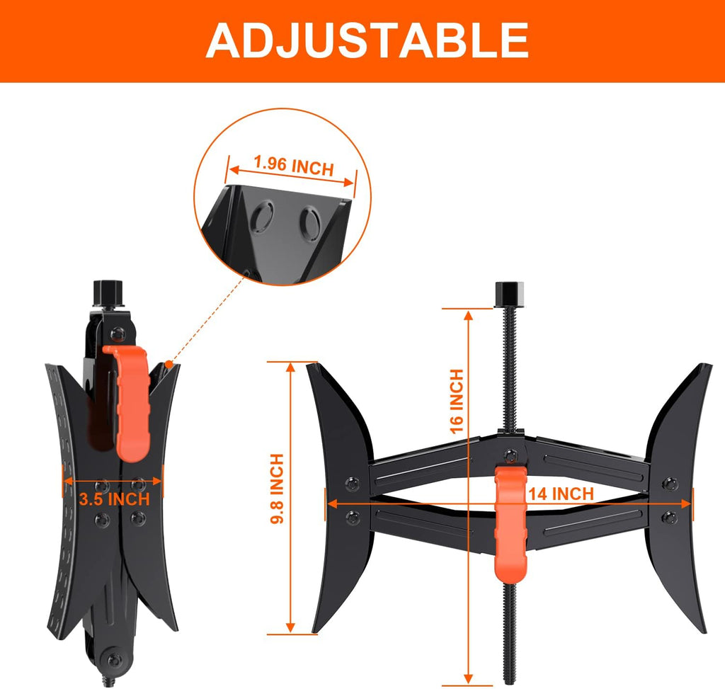X Shaped Camper Wheel Chock Stabilizers 2 Sets Q369