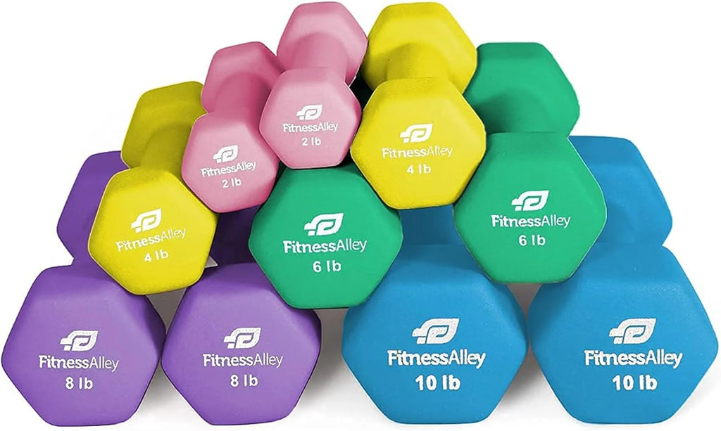 Neoprene Hex Dumbbells Set D69083