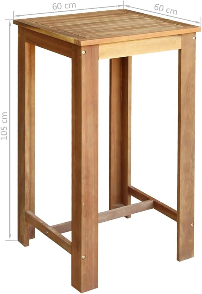 Solid Acacia Wood Bar Table L441921