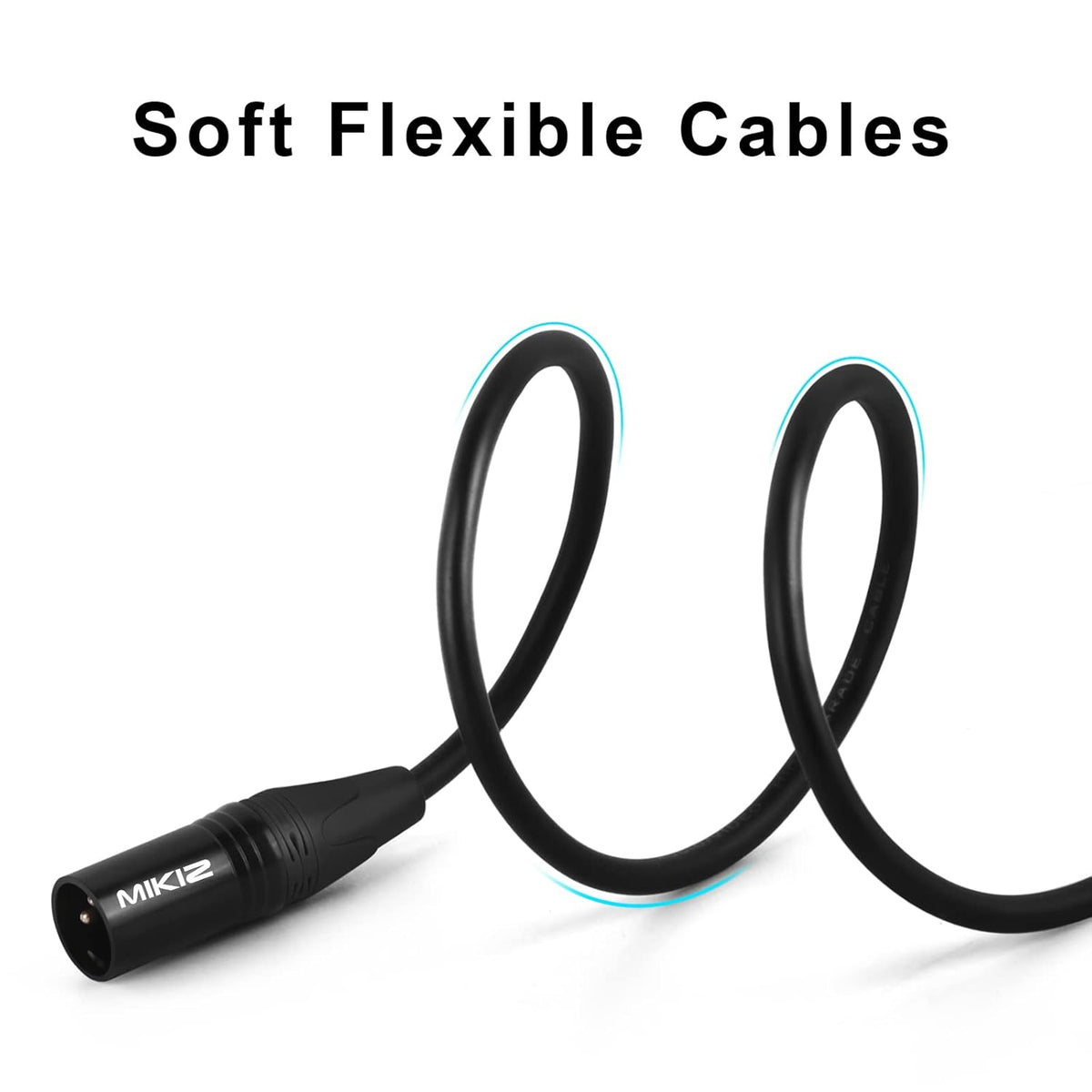 25 ft XLR Male to Female Patch Cables U498