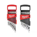 14-Piece Flex-Head Ratcheting Combination Wrench Set SAE and METRIC A212057