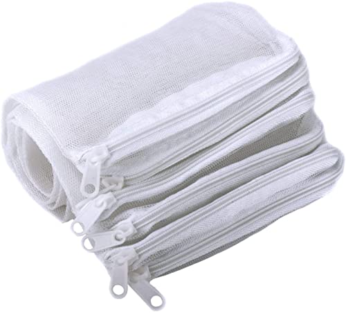 5 pcs 8" x 6" White Fine Reusable Filter Media Mesh Bags A8764
