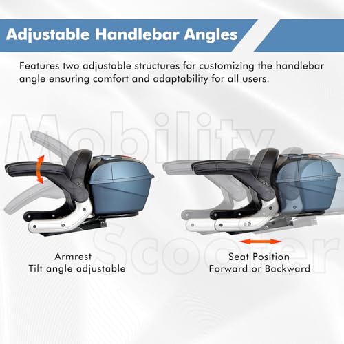 800W All Terrain Mobility Scooter with Seat and Remote Control D396326