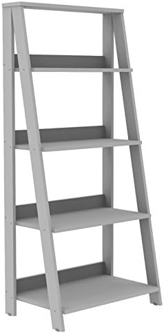 4-Shelf Wood Ladder Bookcase X127237