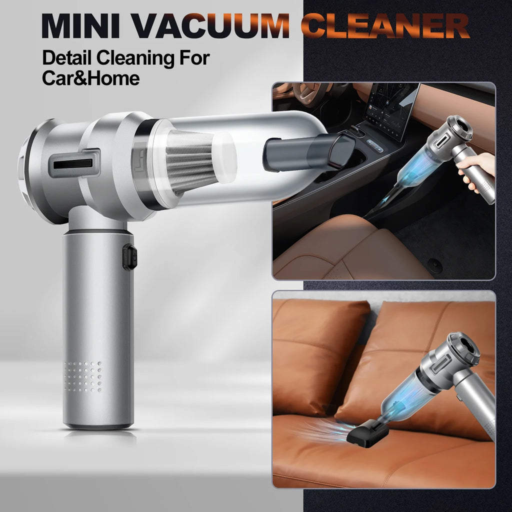 Handheld Vacuum Cordless, 18KPA Rechargeable Car Vacuum & Air Duster with 3 Gear V345265