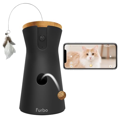 360° Cat Camera with Treat Dispenser and Speaker T39514