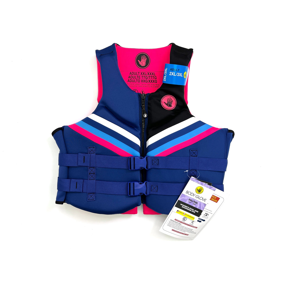 Pink Evoprene Life Jacket and Vest 2X/3X G5334