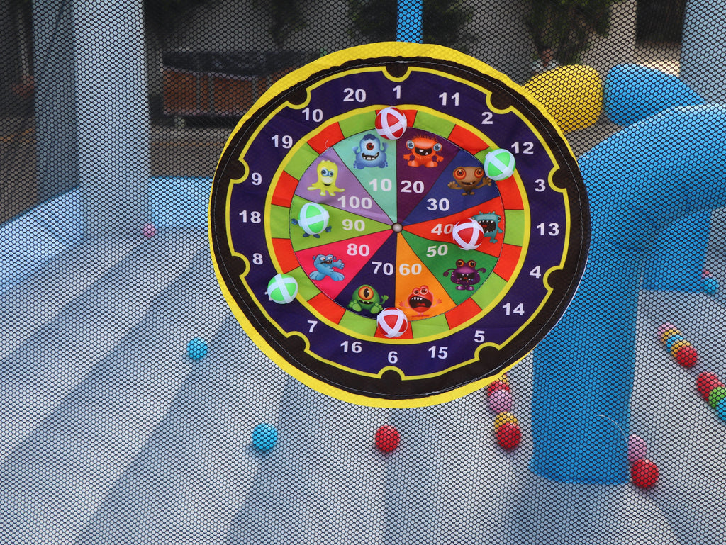 Inflatable Bounce House with Blower, 198" x 180" x 96" Tall E503