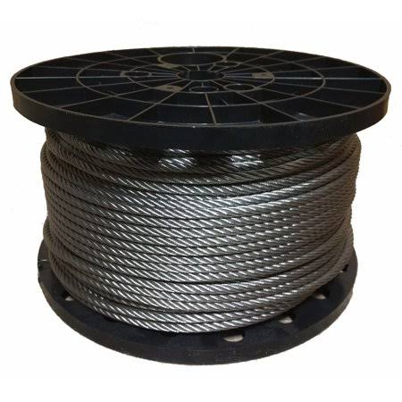3/16 inch Stainless Steel Aircraft Cable Wire Rope 7x19 316 (450 Feet) E2149