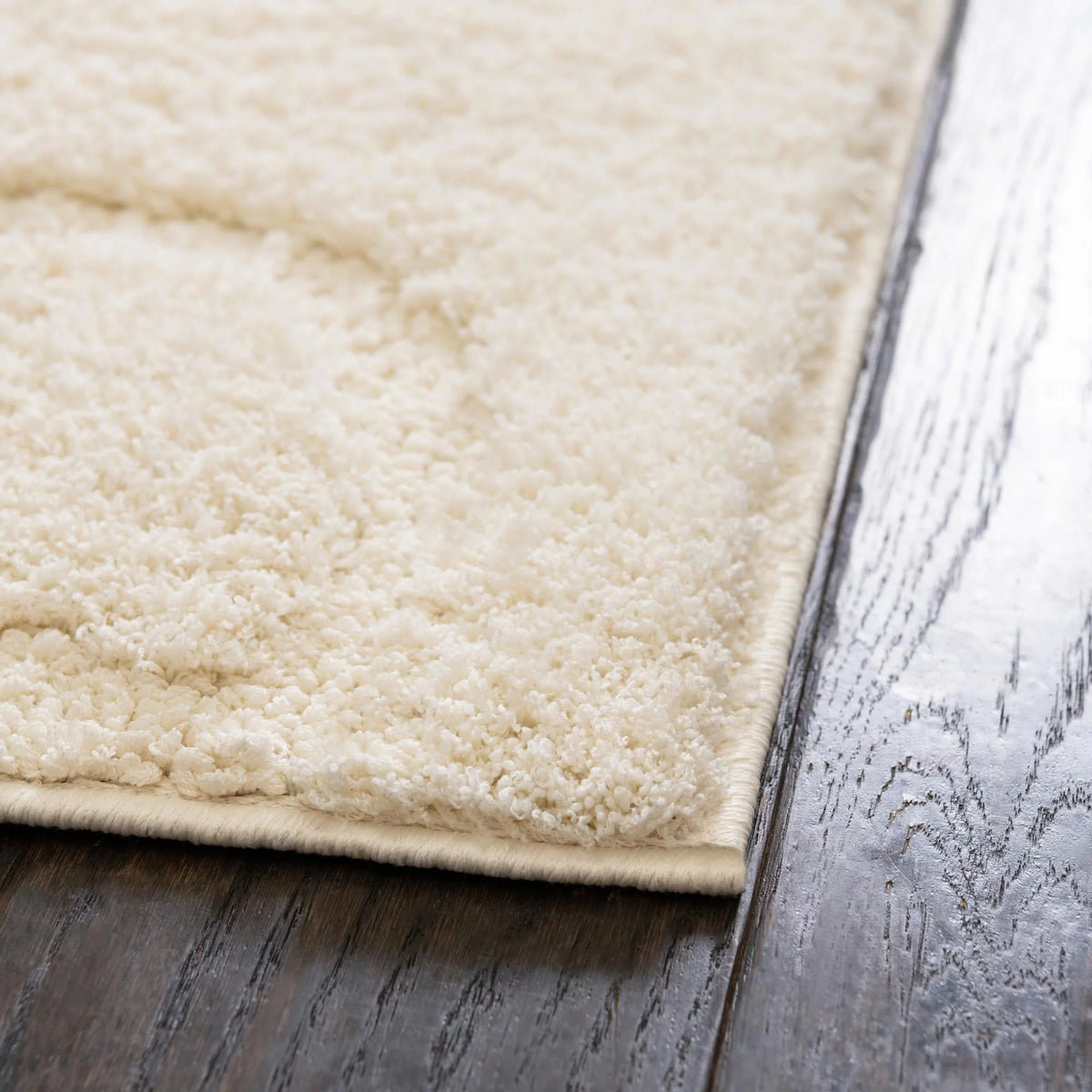 8' x 10' Ivory Shag Rug N4409