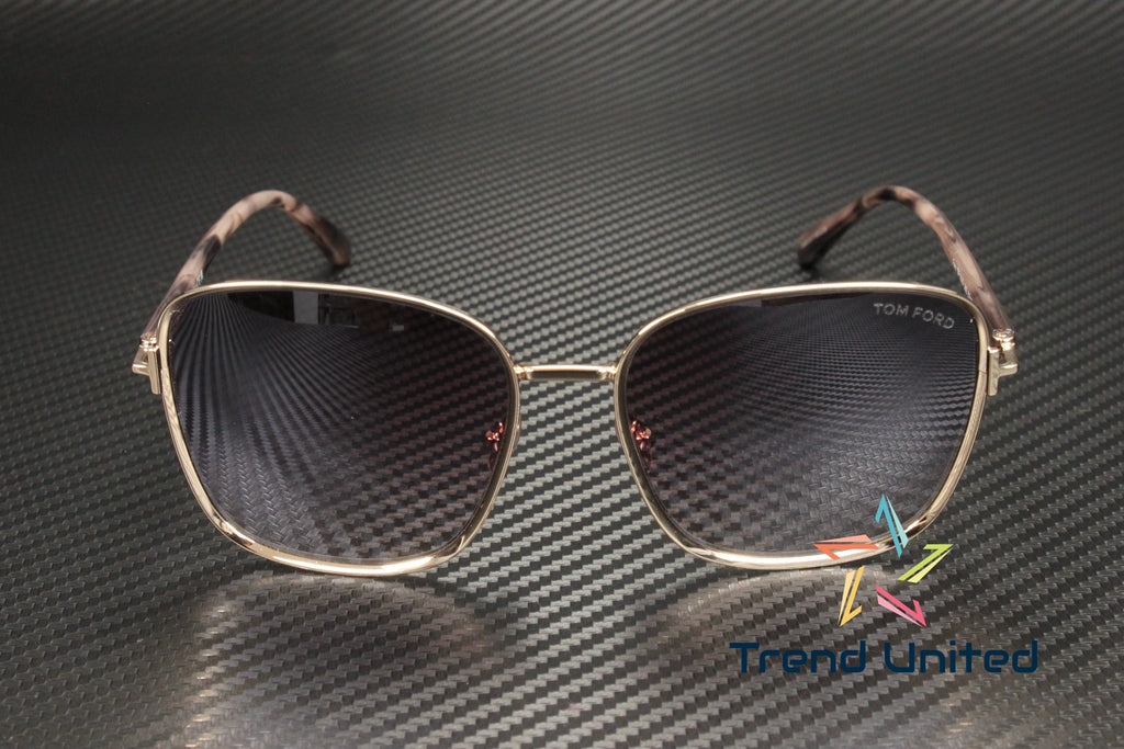 Rose Gold Metal Sunglasses K64981