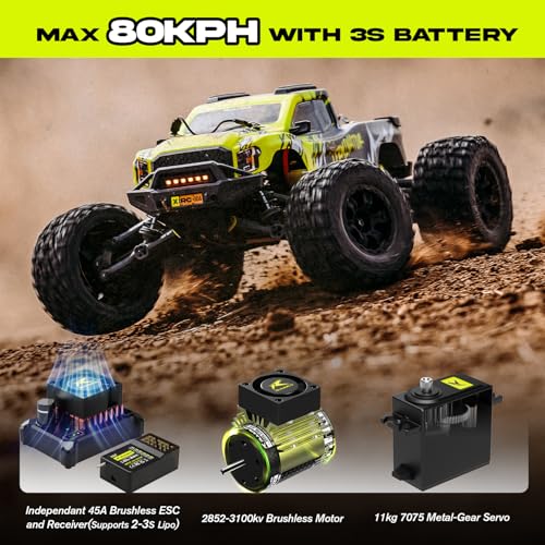 Green 1/10 RTR Brushless RC Car W363725