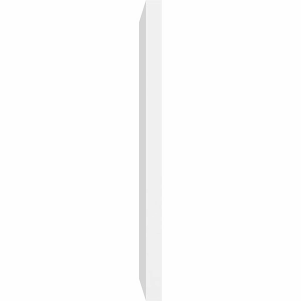 PVC Gable Vent with Brickm P88141