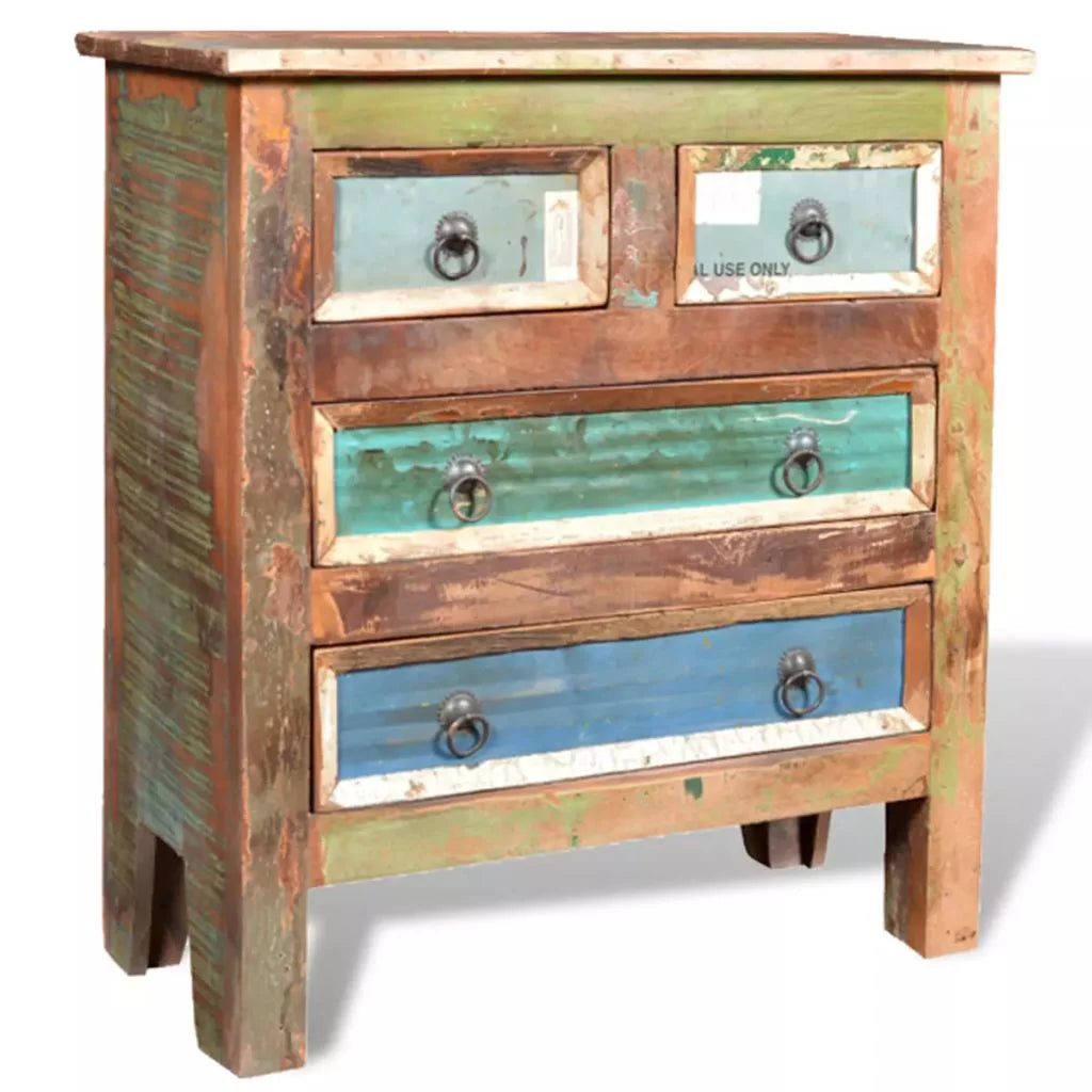Reclaimed Wood Buffet Sideboard with 4 Drawers R872