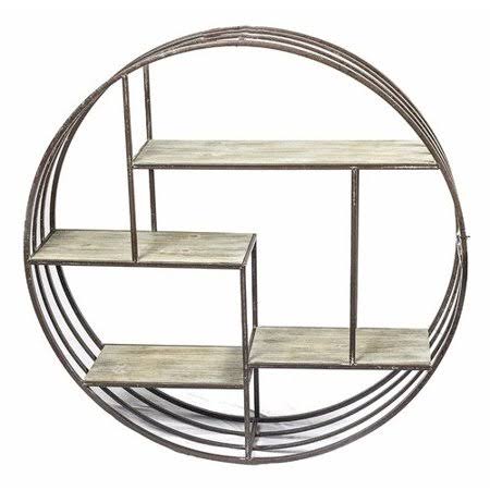 Round Metal Wall Shelf W658414