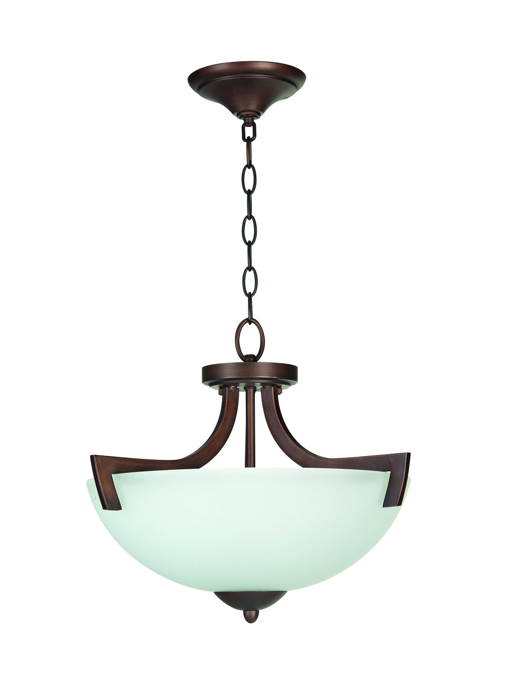 3 Light Convertible Semi Flush Old Bronze U974852
