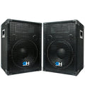 Pair of Passive 12 inch 2-Way Loudspeaker Cabinets J8706