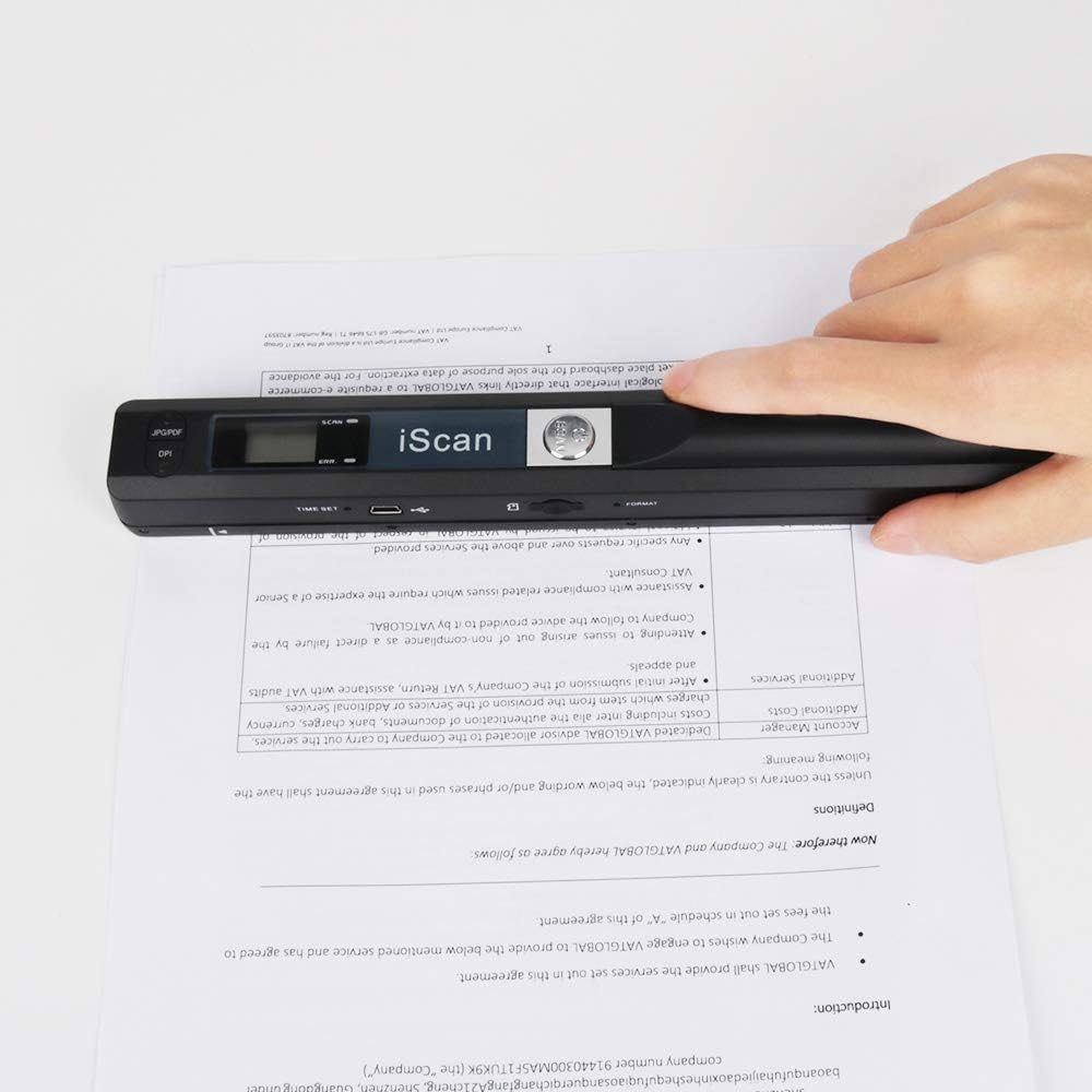 Handheld Document Scanner 900 DPI A4 H64968