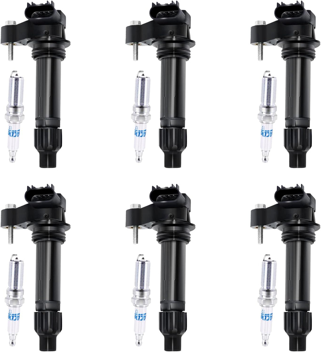 Ignition Coils and Platinum Spark Plugs Set of 6 U888