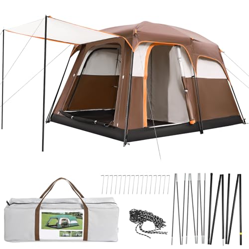 6 Person Waterproof Windproof Pop-Up Tent with Carry Bag K3630